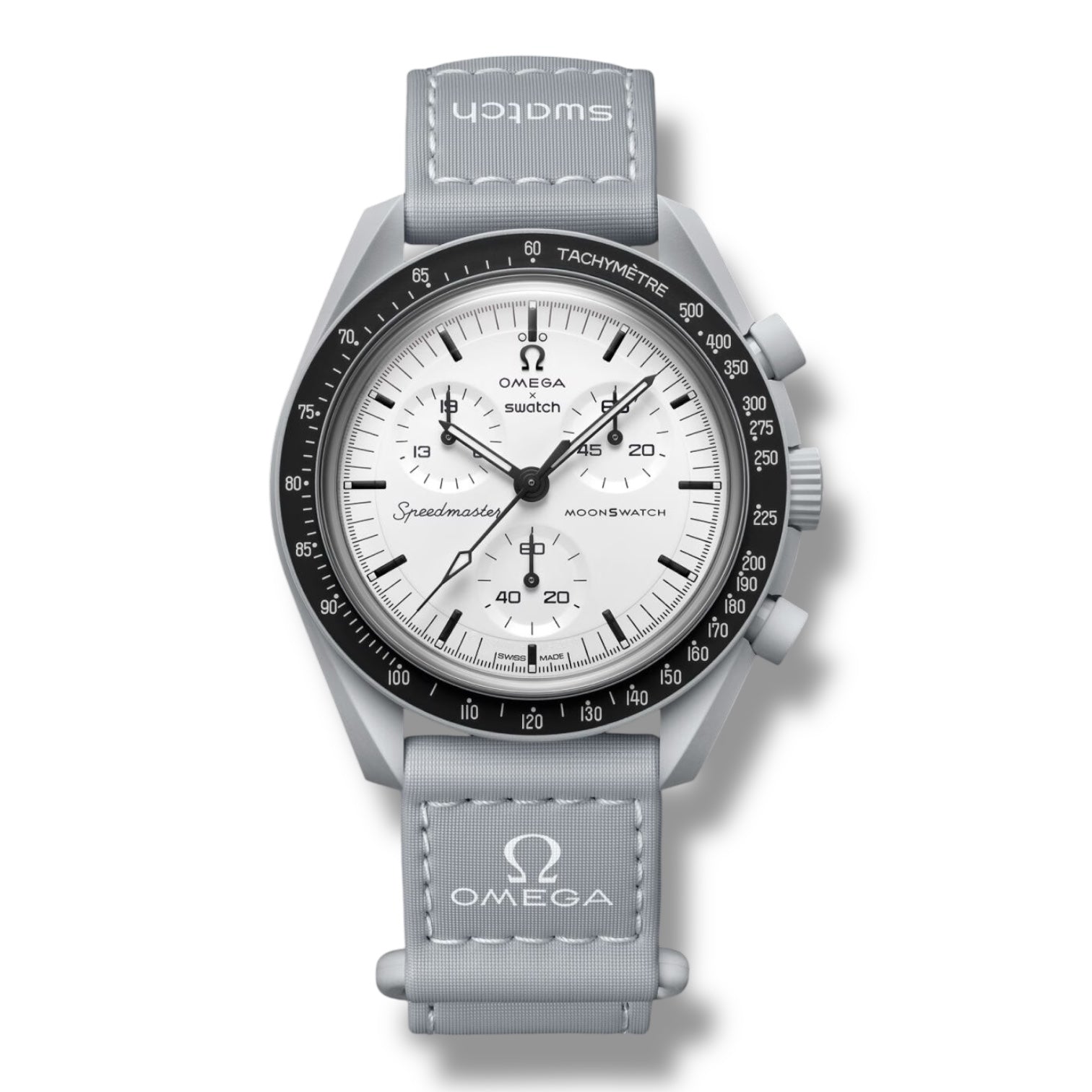 Swatch x OMEGA BIOCERAMIC MoonSwatch 1965 Gray White SO33M106