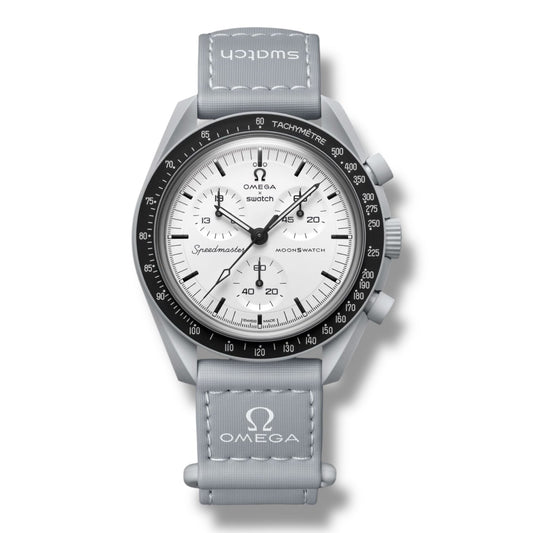Swatch x OMEGA BIOCERAMIC MoonSwatch 1965 Gray White SO33M106