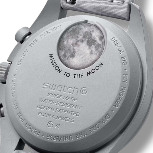 Swatch x OMEGA BIOCERAMIC MoonSwatch 1965 Gray White SO33M106